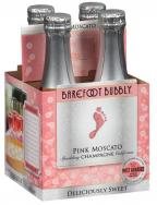 Barefoot - Bubbly Wine Pink Moscato 0 (4 pack 187ml)